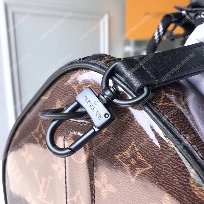LV Keepall Bandouliere 50 Monogram Glaze