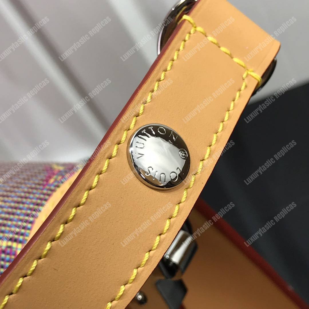 LV Dauphine MM Monogram Pop Print Pink