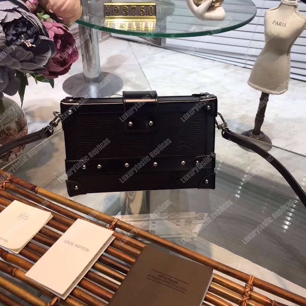 L**is vu*t*on x sup*e petite malle limited edition black