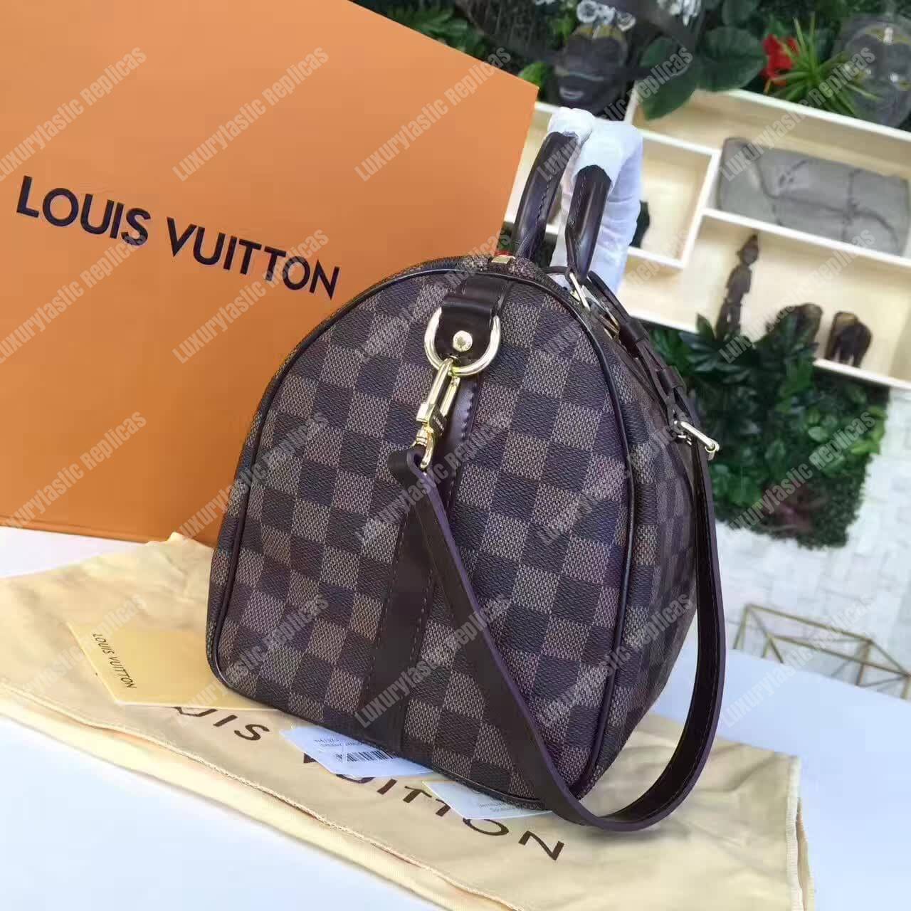 LV Speedy Bandouliere 30 Damier Ebene