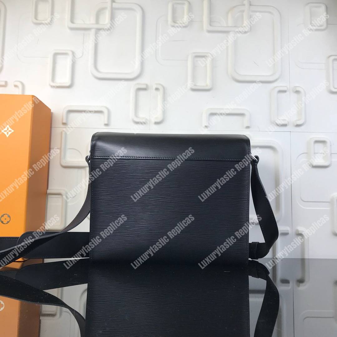 LV Harrington Messenger Bag PM Epi Leather Noir