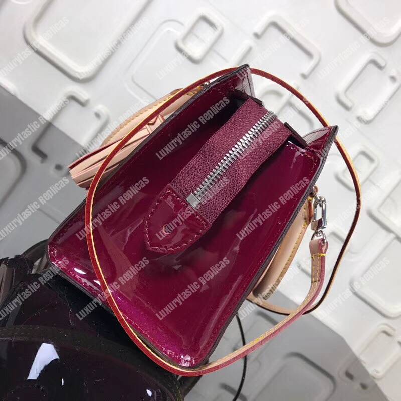 LV Monogram Vernis Neo Triangle Bag Amethyste