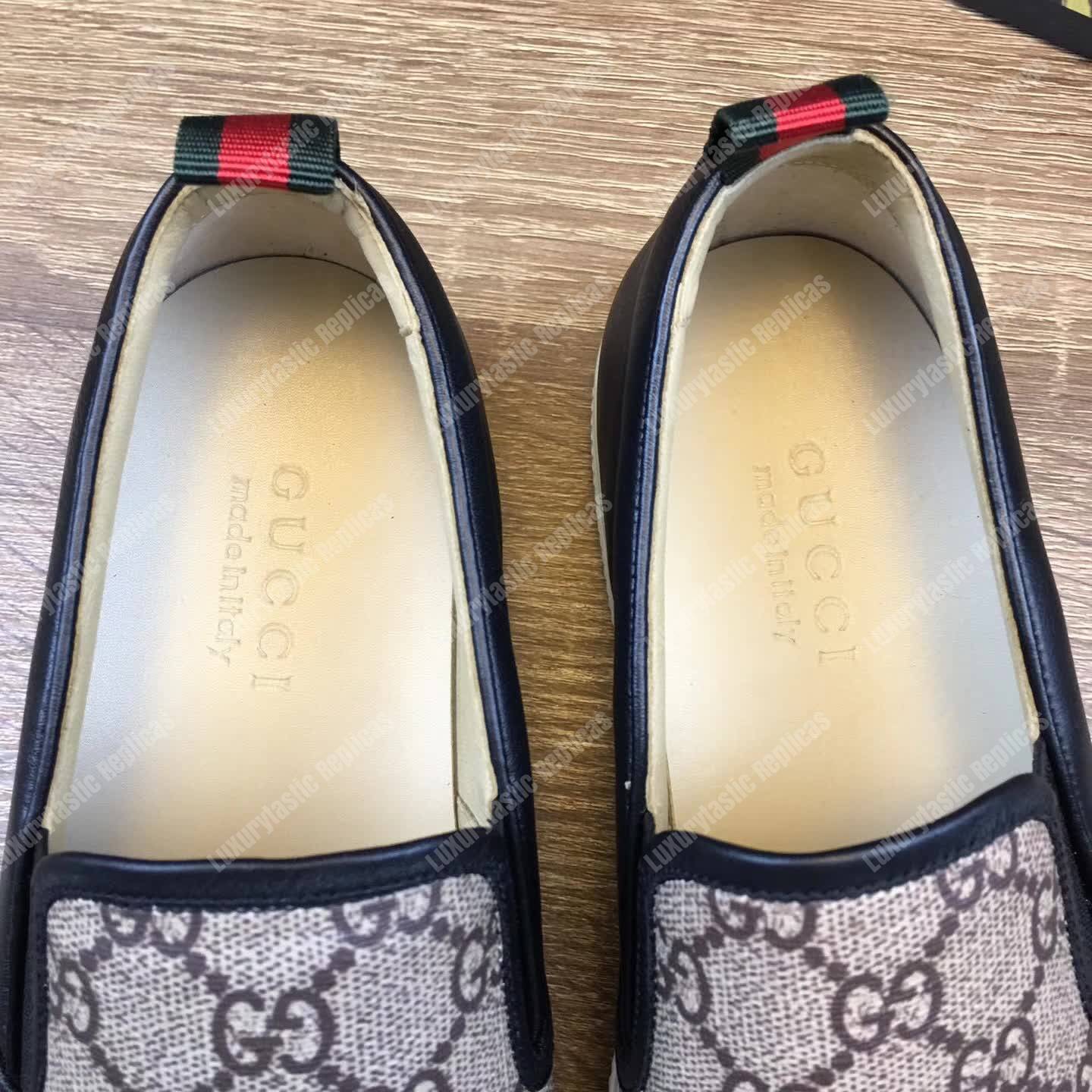 G*u*i gg sup*e bee slip-on sneaker