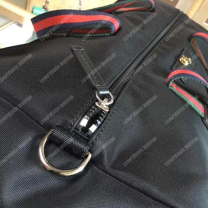 G*u*i technical canvas duffle black