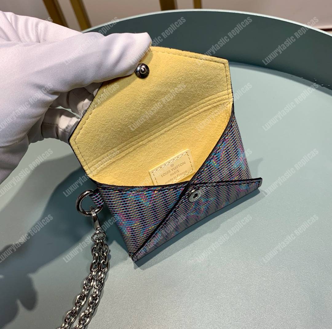 LV Kirigami Necklace Wallet Monogram LV Pop Motif Bleu