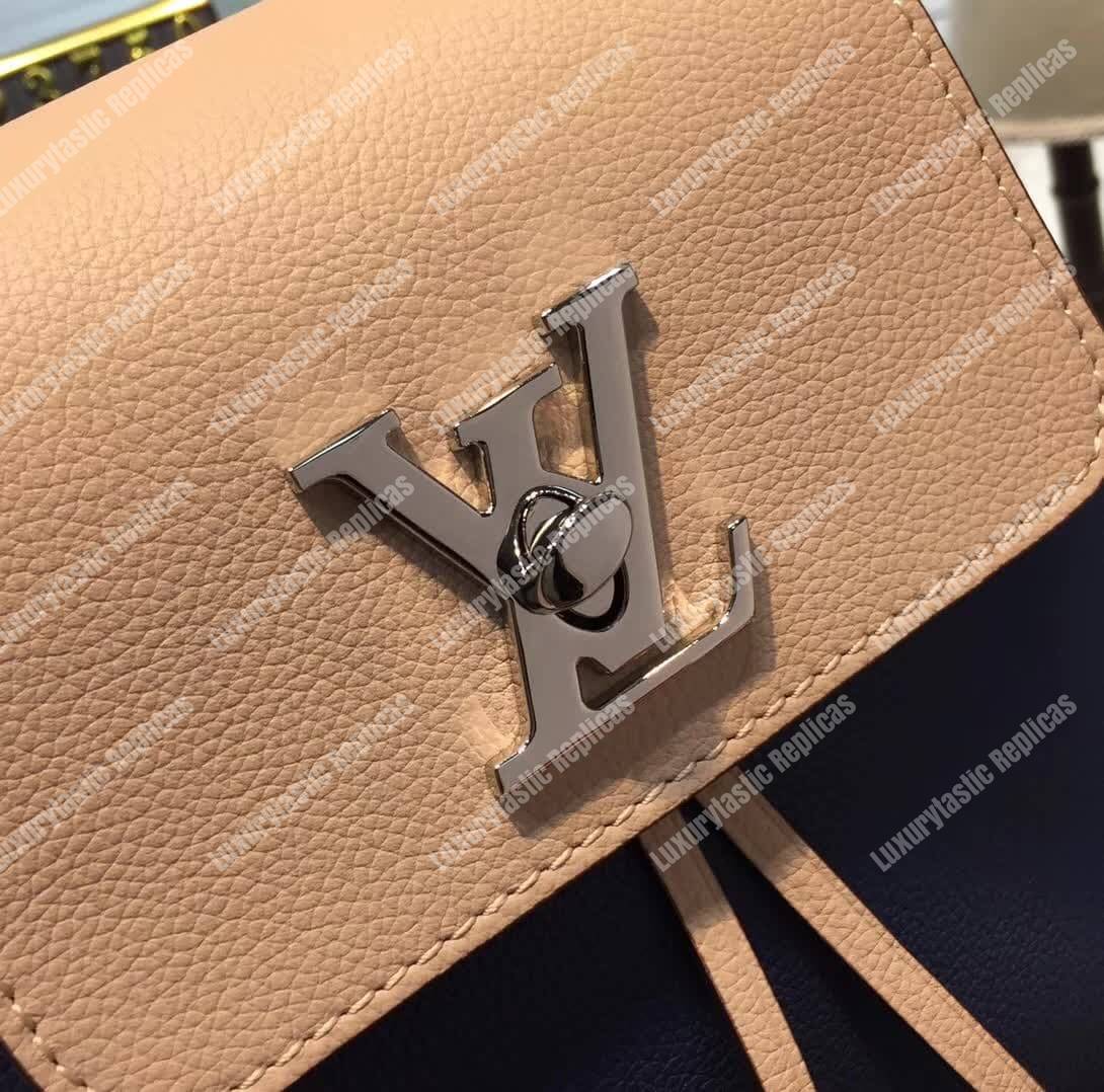 LV Lockme Backpack Mini Blue