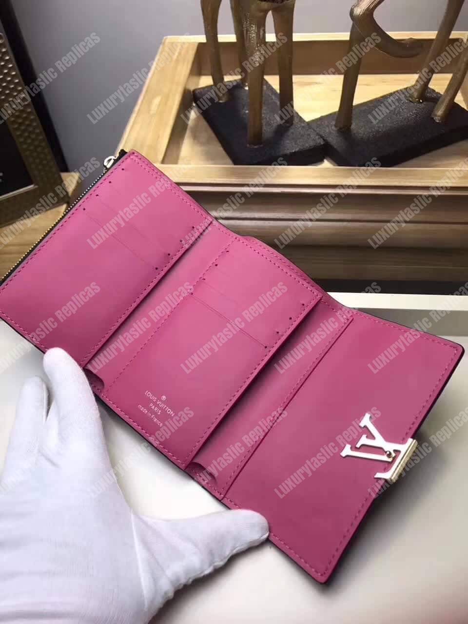 LV Capucines Compact Wallet Noir
