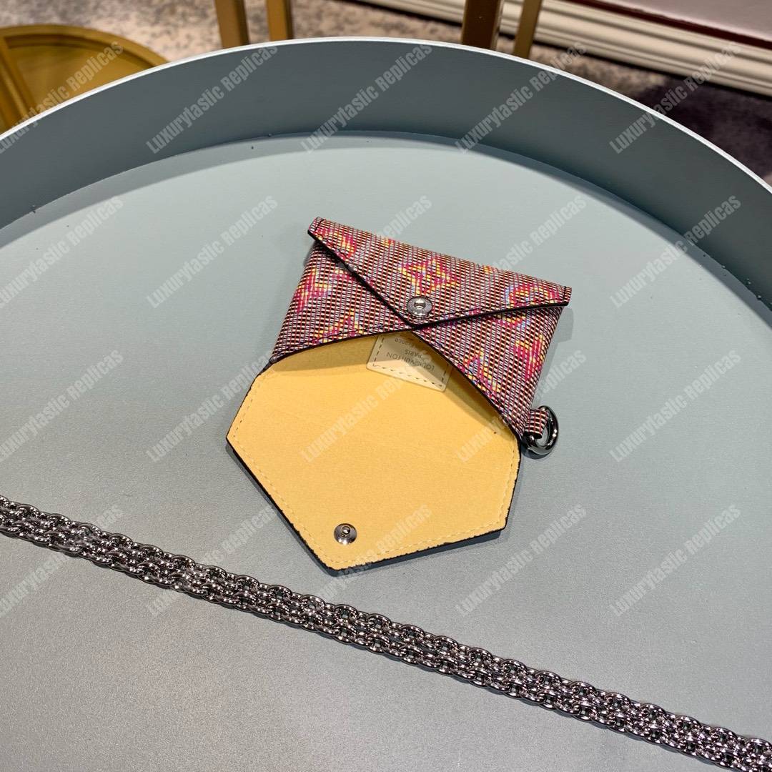 LV Kirigami Necklace Wallet Monogram LV Pop Motif Rouge