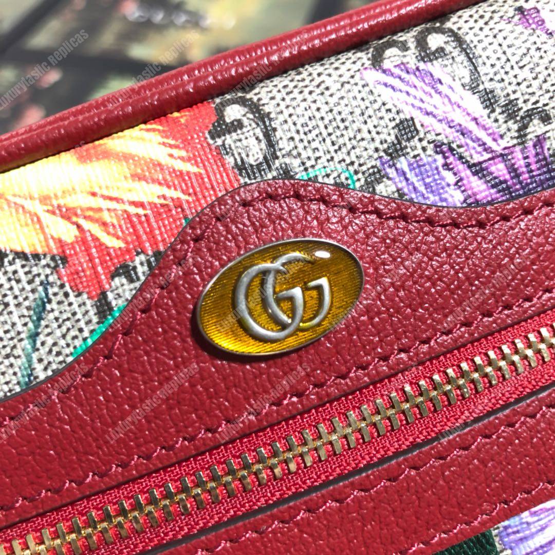 G*u*i ophidia gg flora mini bag red