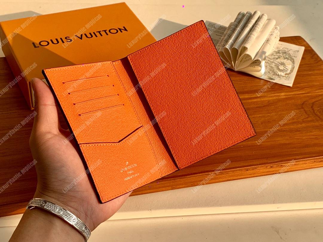 LV Passport Cover Orange