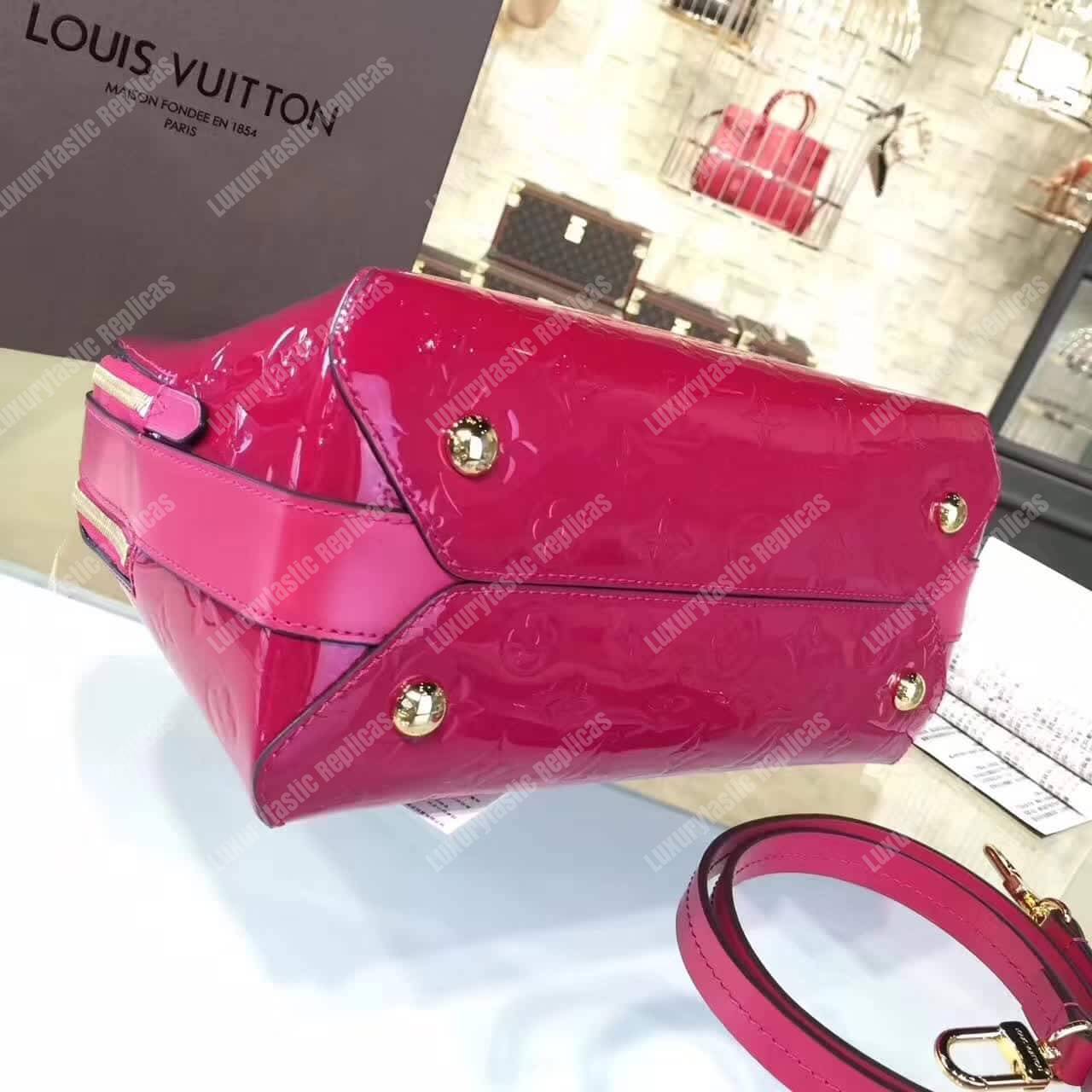 LV Melrose Monogram Vernis Hot Pink