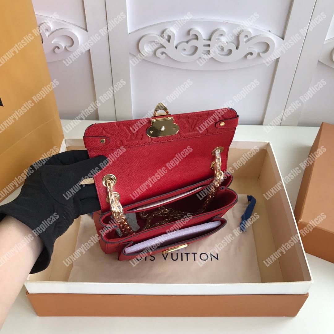 LV Vavin BB Monogram Empreinte Scarlet