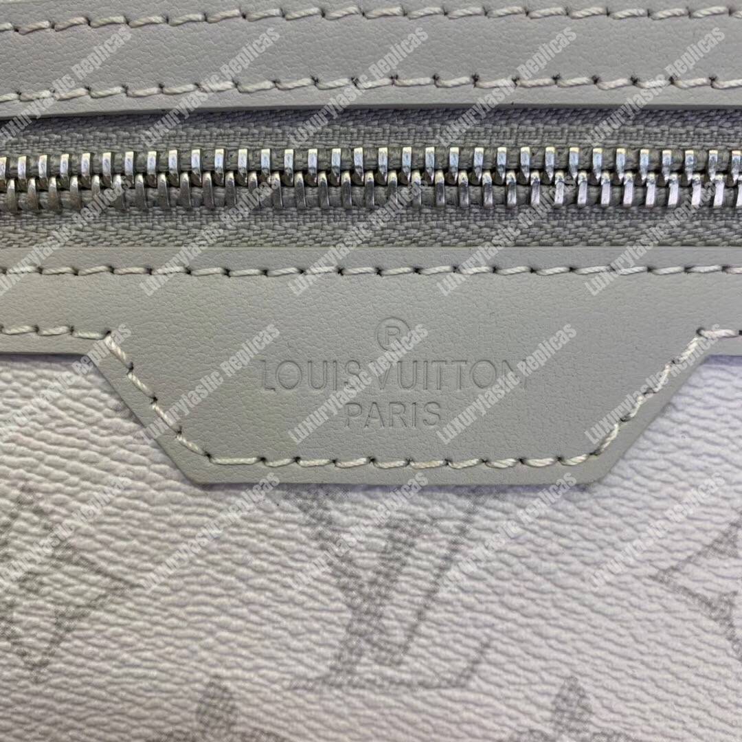 LV Double Flat Messenger Monogram Blanc