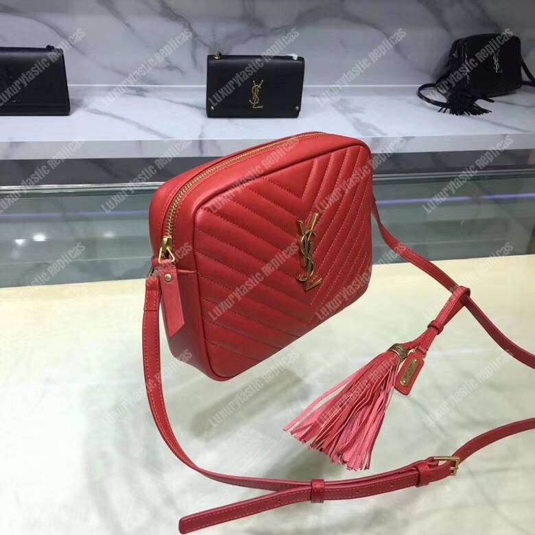 Saint Laurent Lou Camera Bag Eros Red