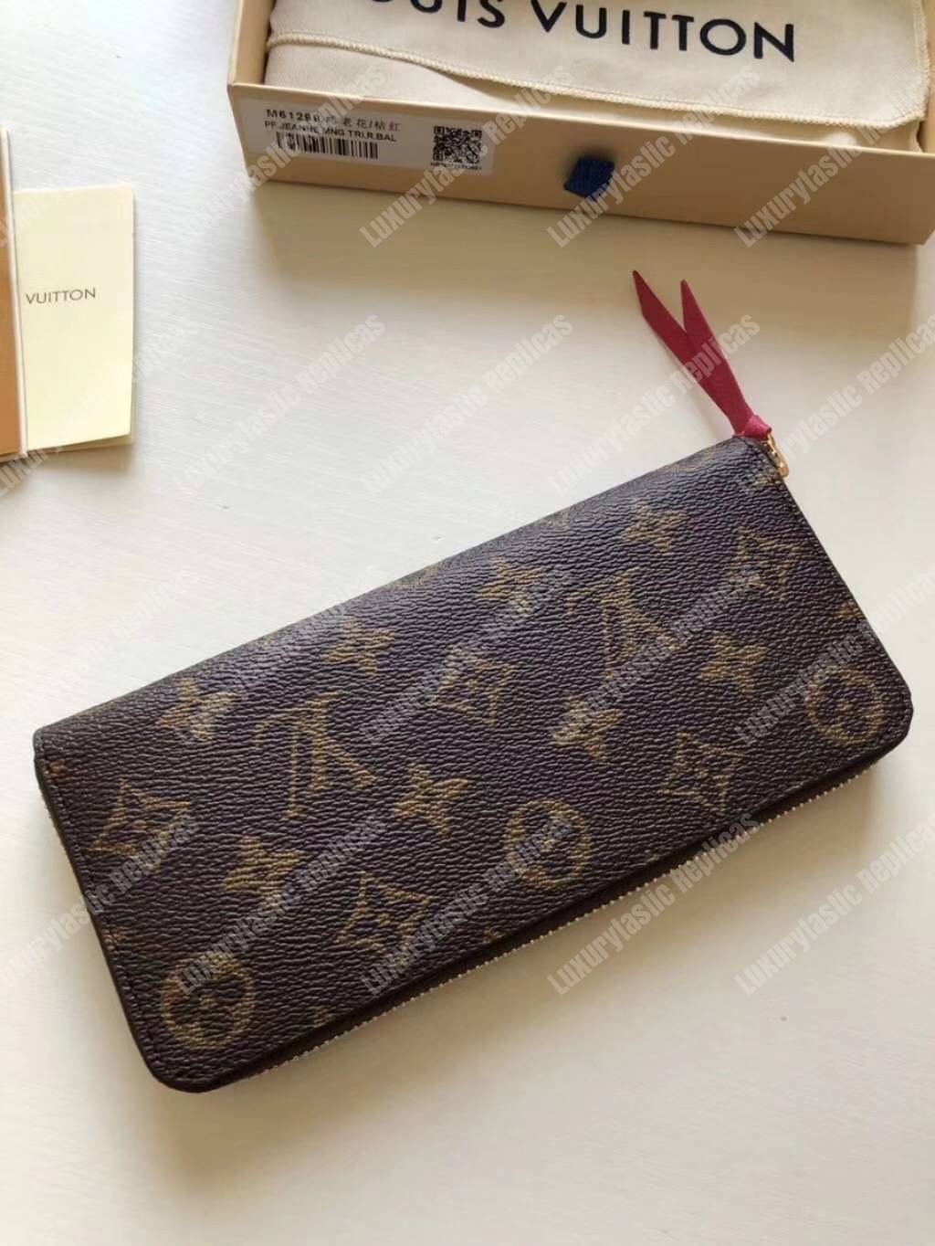 LV Clemence Wallet Monogram Freesia