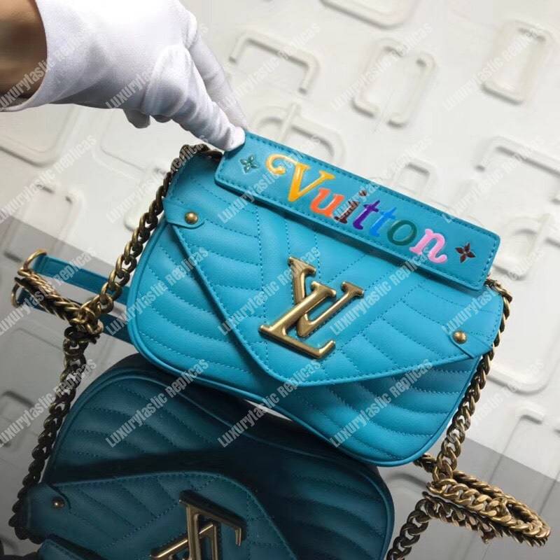 LV New Wave Chain Bag PM Malibu Green