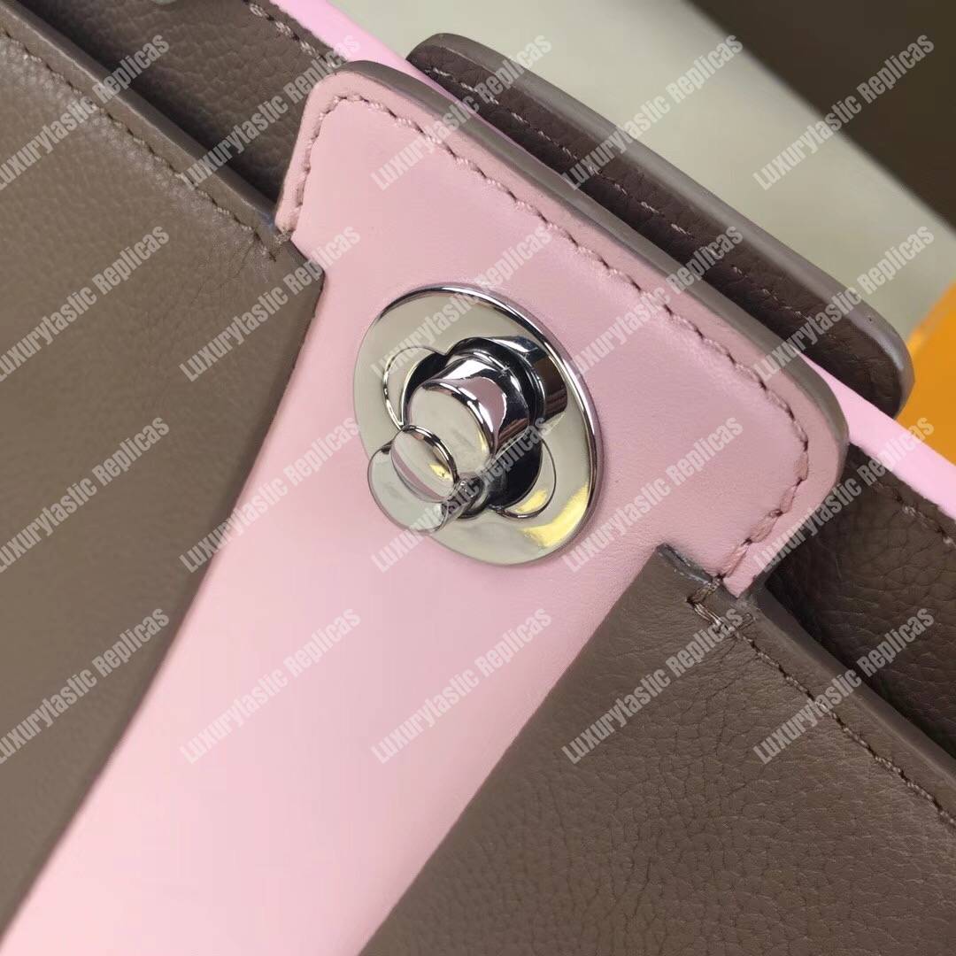 LV Astrid Veau Nuage Leather Taupe