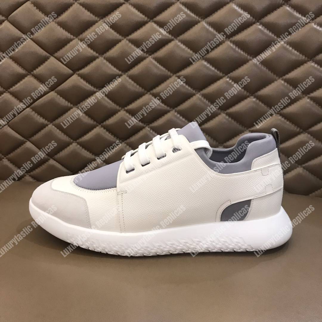 H**mes trail sneaker multicolore white