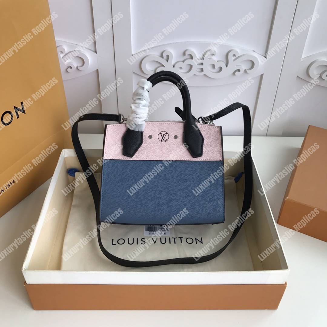 LV City Steamer Mini Autres Cuirs Bleu Jean