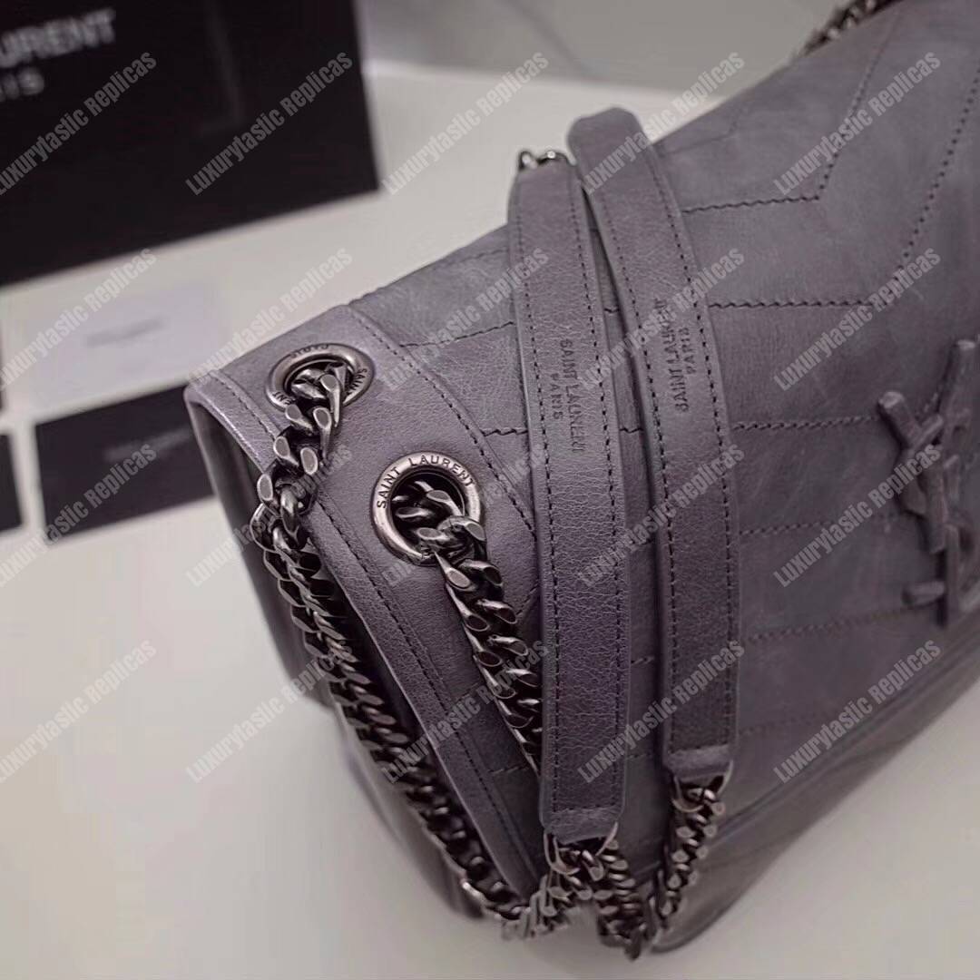 Saint Laurent Niki Medium Storm Vintage