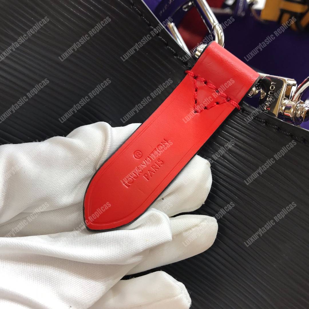 LV NéoNoé Bucket Bag Epi Leather Black