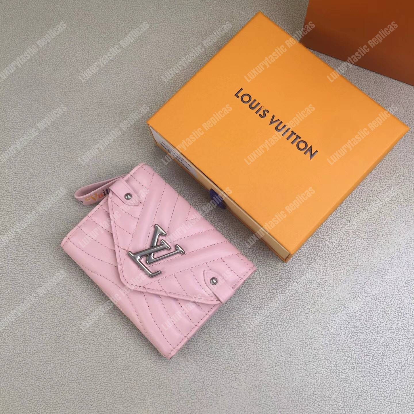 LV New Wave Compact Wallet Smoothie Pink