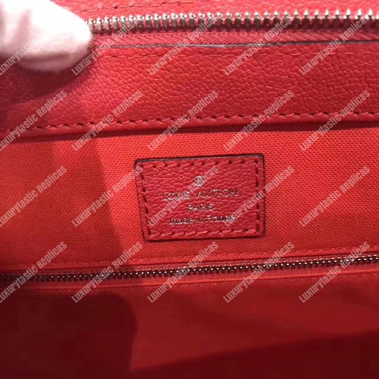 LV Epi Vaneau MM Bag Epi Leather Red