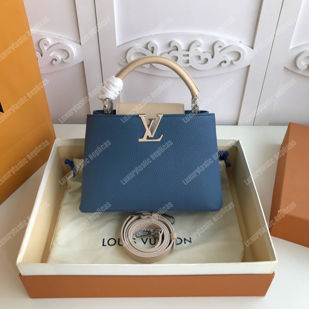 LV Capucines BB Bleu Naval