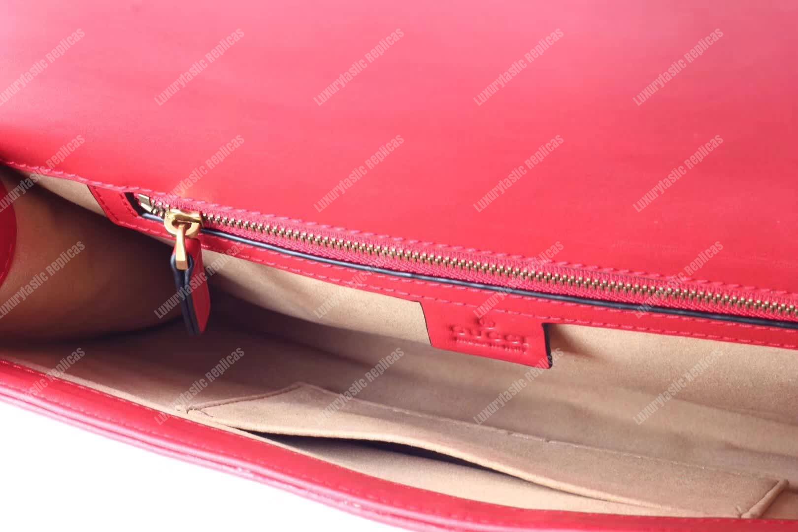 G*u*i gg marmont clutch red