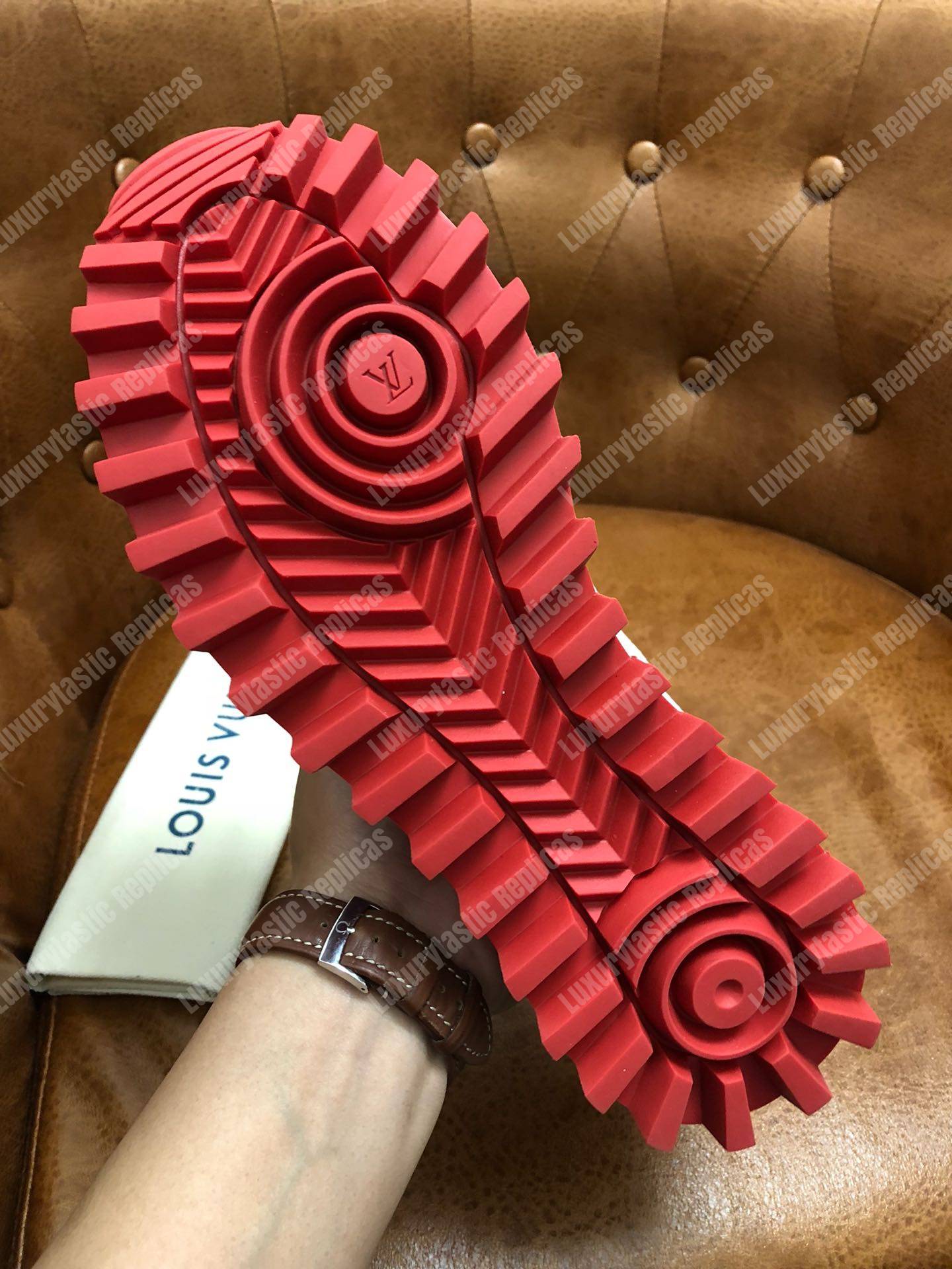 LV Runner Sneaker Red