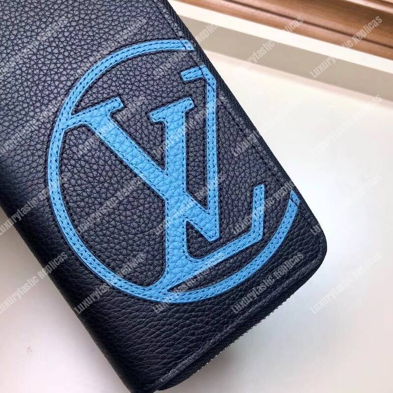 LV Zippy Wallet Vertical Taurillon Leather