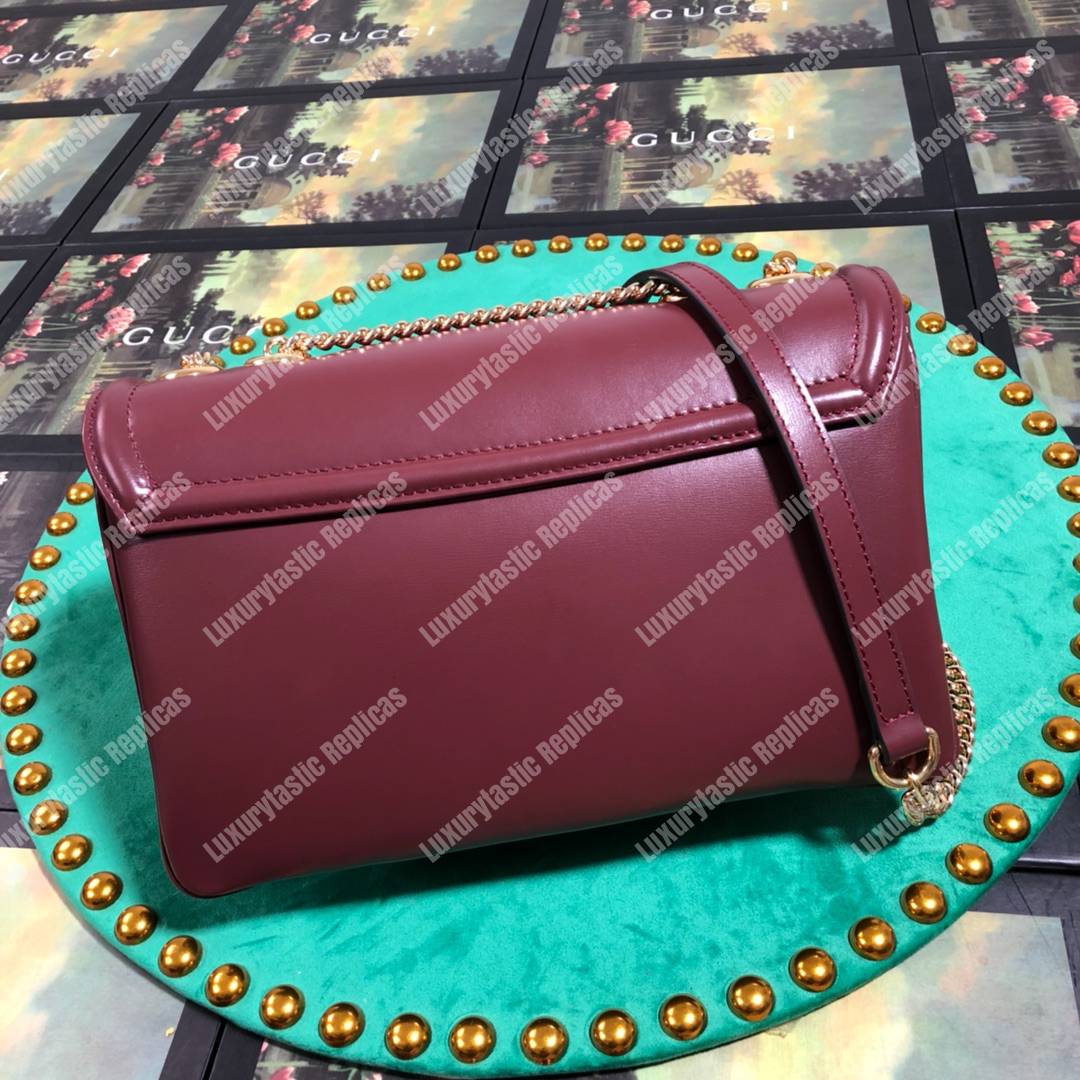 G*u*i rajah medium shoulder bag brown