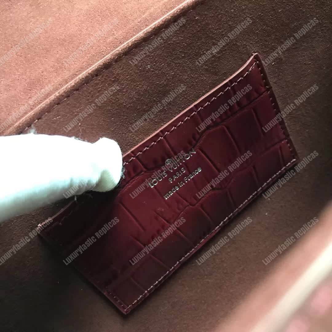 LV Twist Bag MM Crocodilien Mat