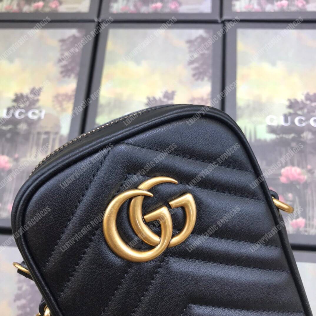 G*u*i gg marmont mini bag noir