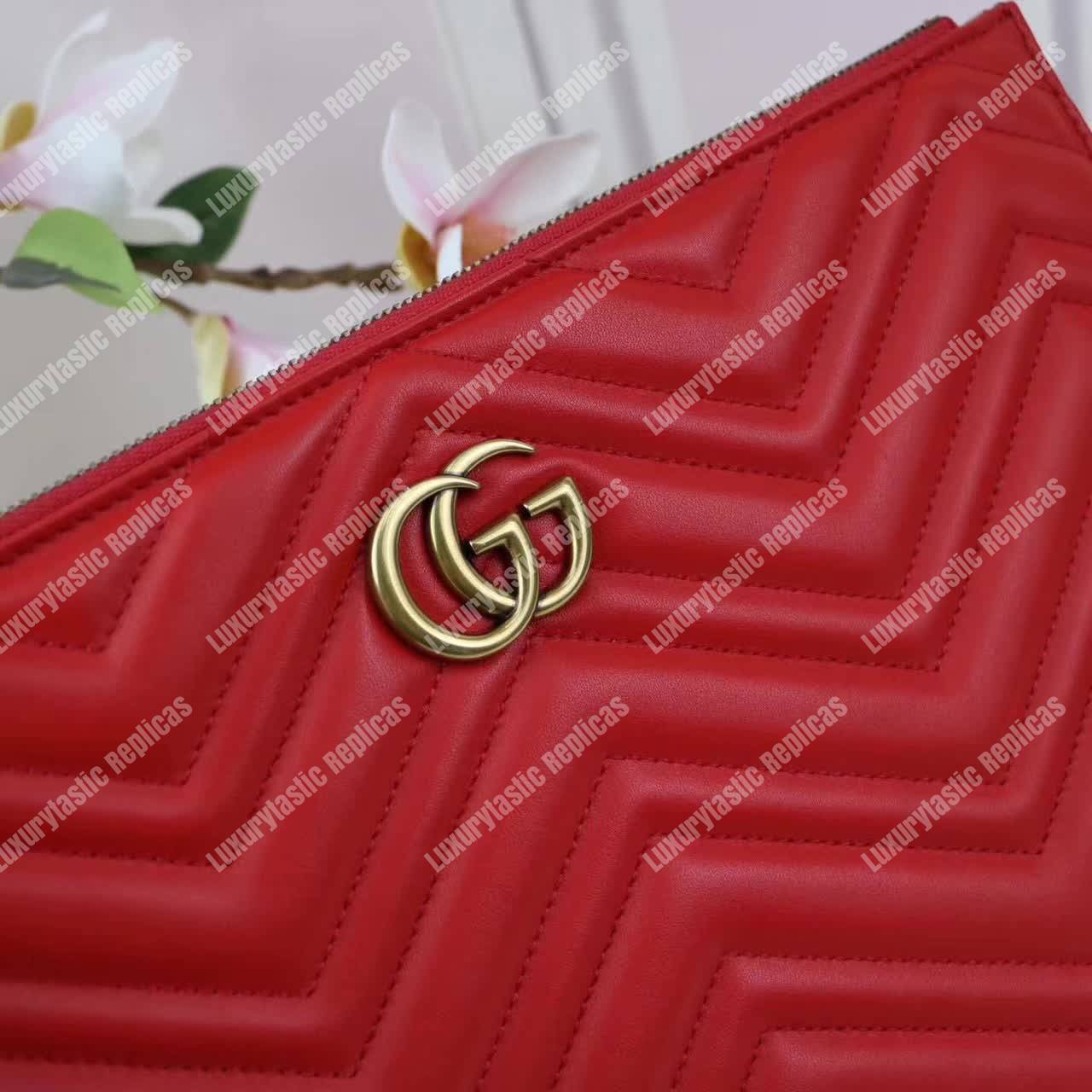 G*u*i gg marmont pouch red