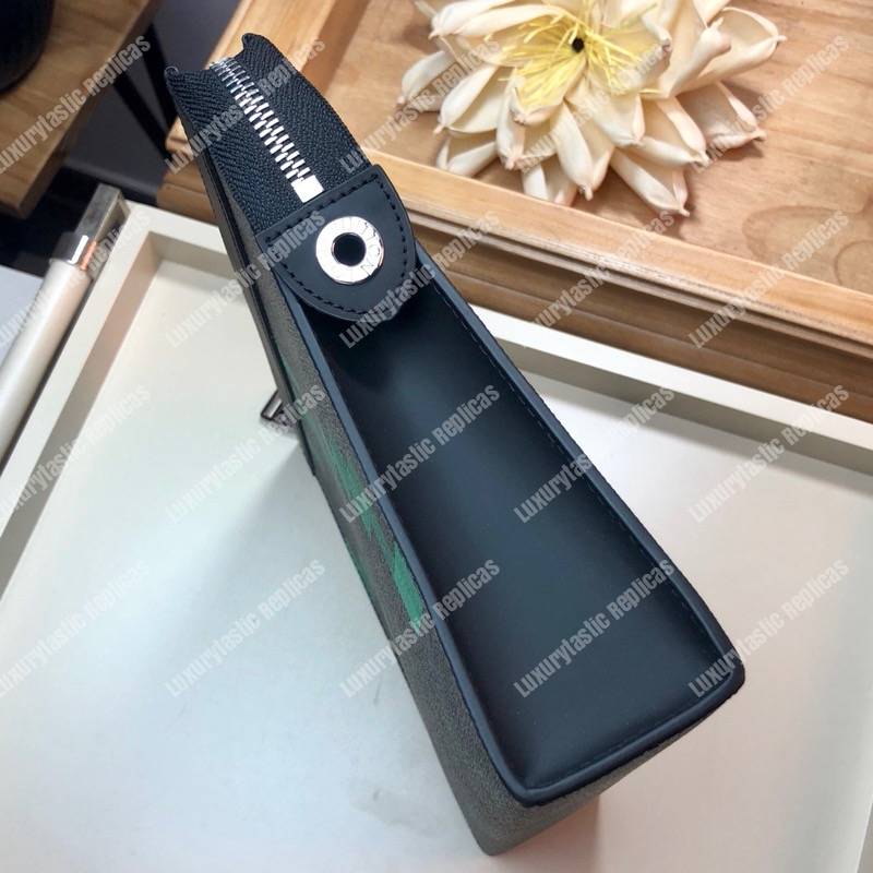 LV Pochette Voyage MM Damier Graphite Pixel Green