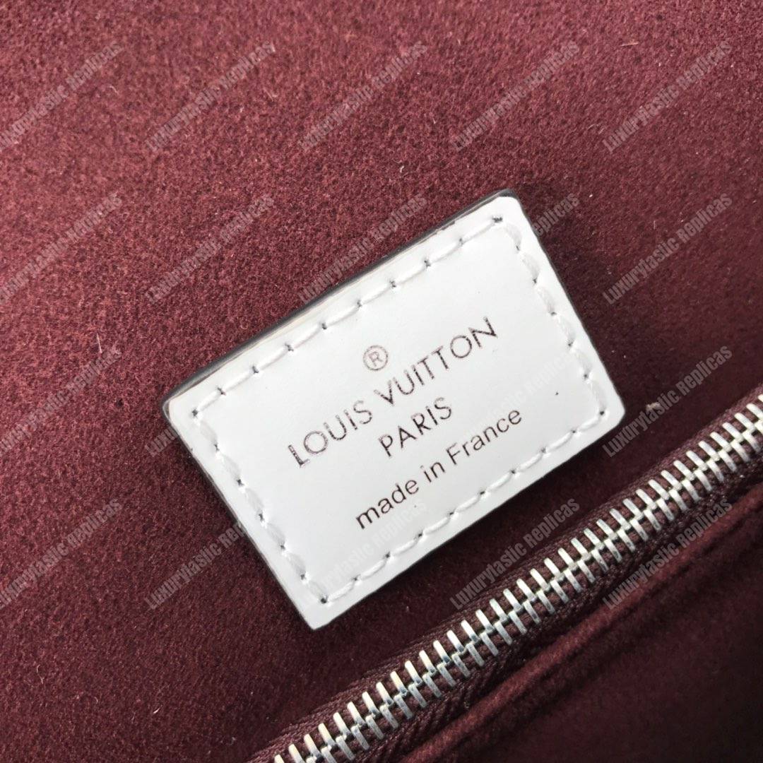 LV Grenelle MM Epi Leather White