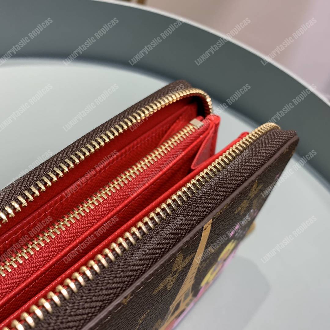 LV Zippy Wallet Monogram Eiffel Tower