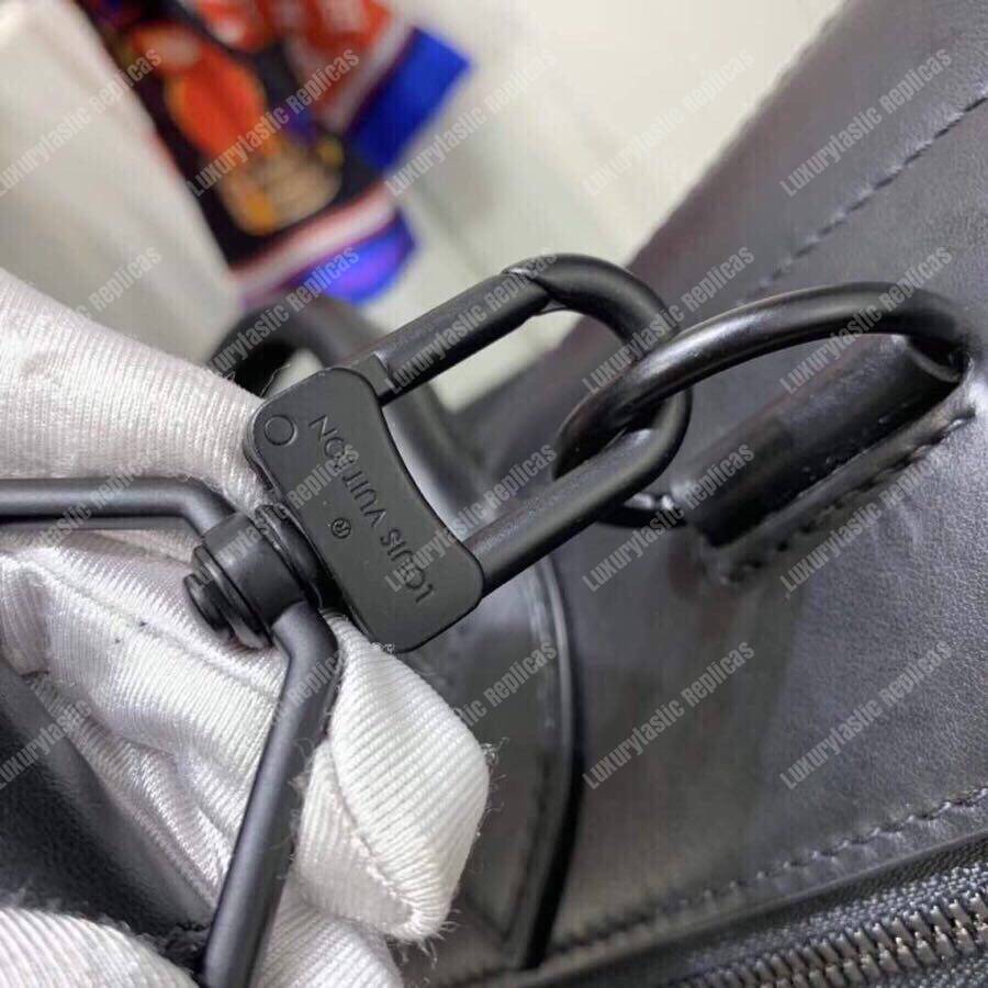 LV Steamer PM Taiga Leather Monogram Brown