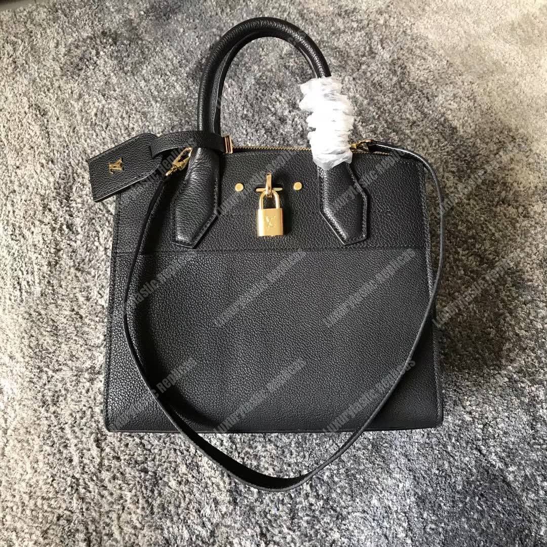 LV City Steamer PM Taurillon Leather