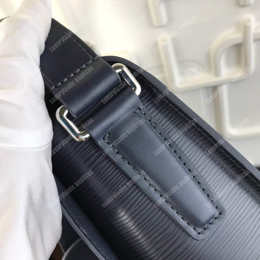 LV Harrington Messenger Bag PM Epi Leather Bleu Marine