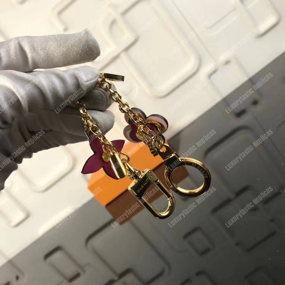LV Blooming Flowers Chain Bag Charm and Key Holder