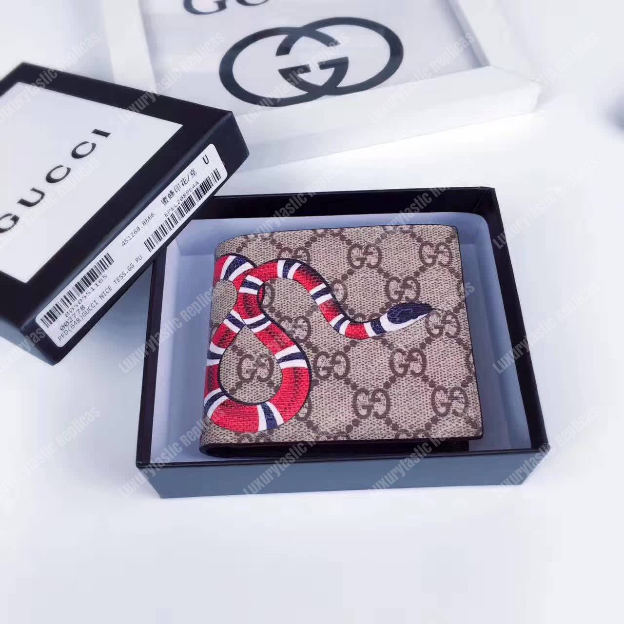 G*u*i kingsnake gg sup*e wallet