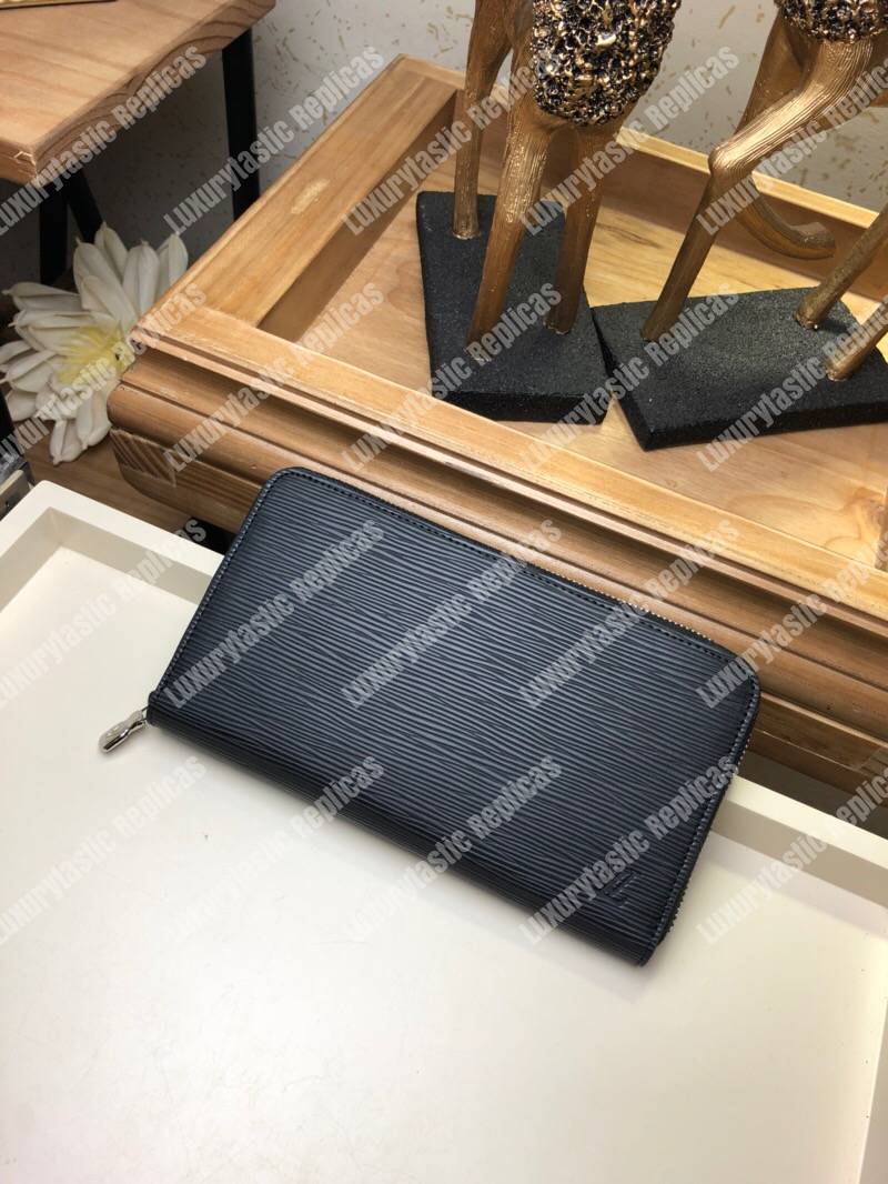 LV Zippy Organizer Epi Leather Noir