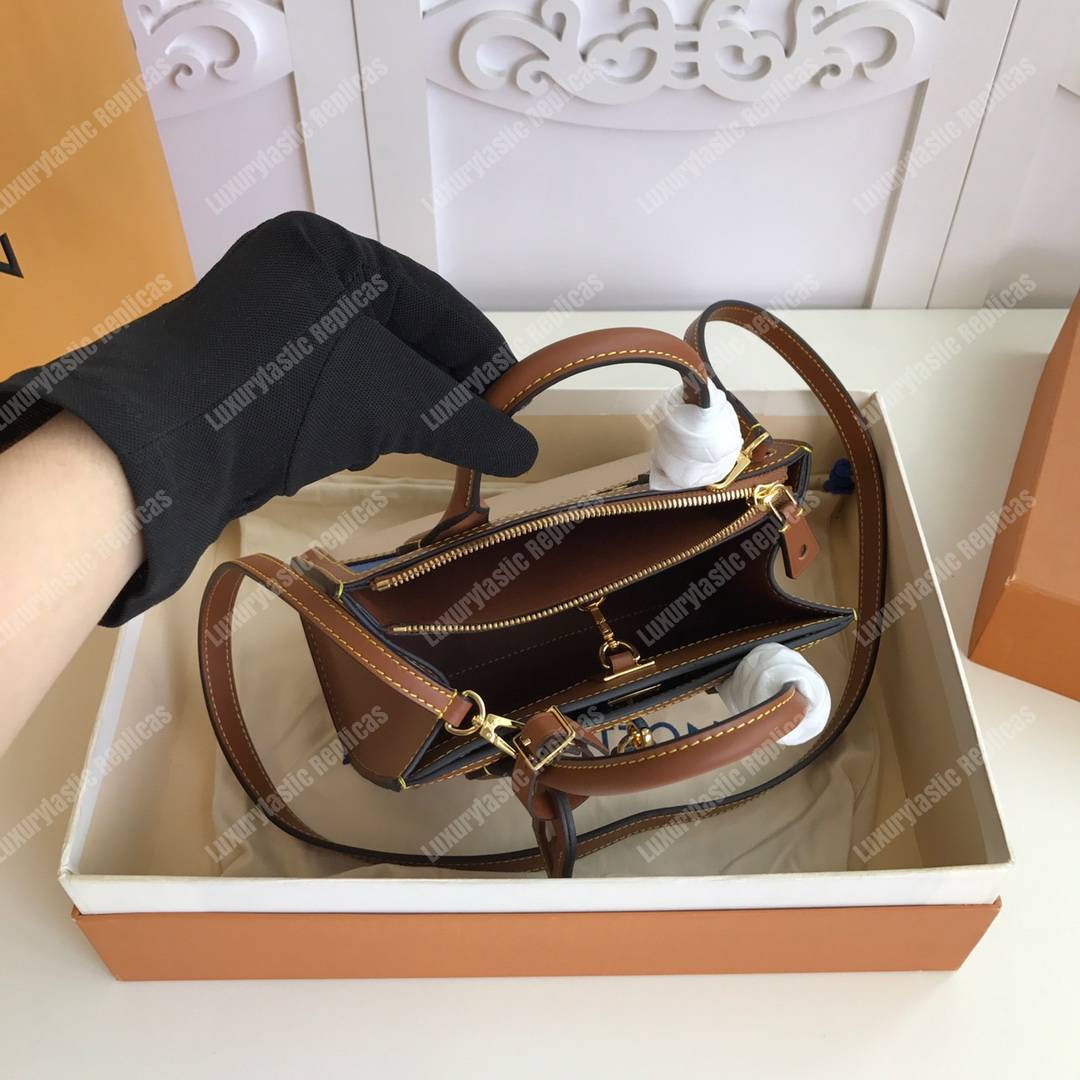 LV City Steamer Mini Blue/Beige