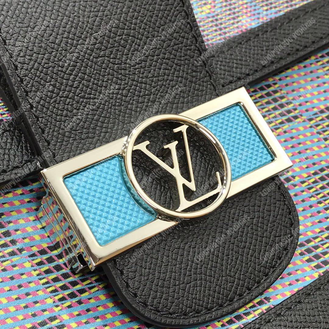 LV Mini Dauphine Monogram Pop Print Blue