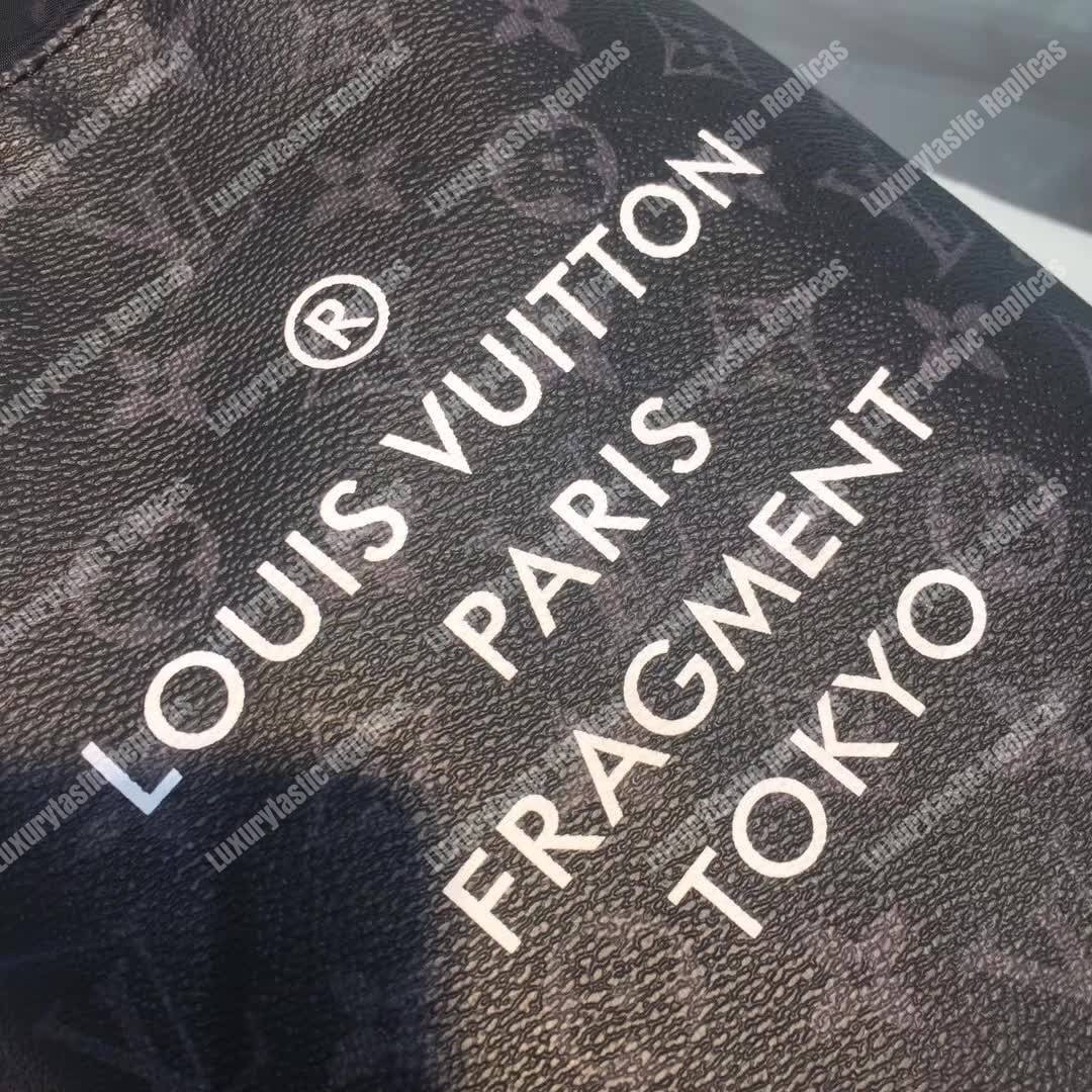 LV Nano Bag Crossbody Bag Monogram Eclipse Canvas