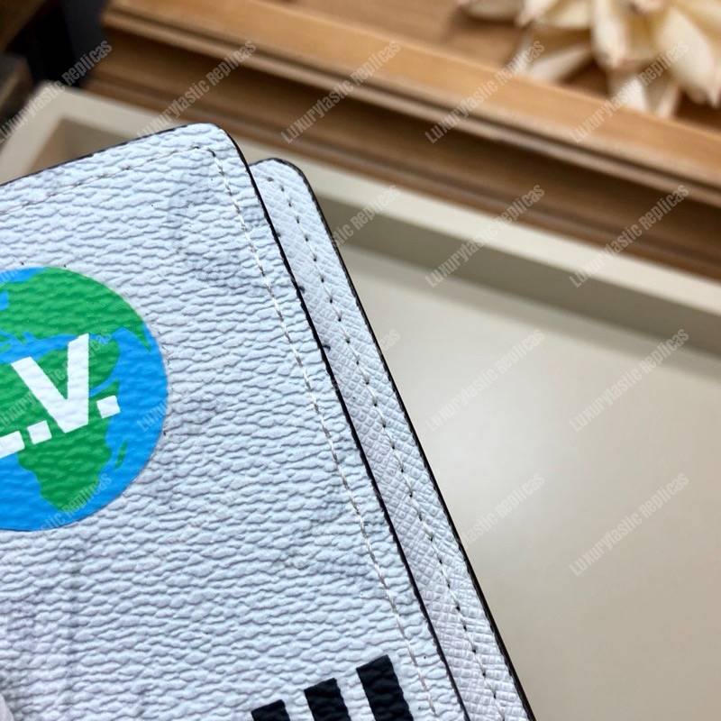 LV Pocket Organizer Monogram White