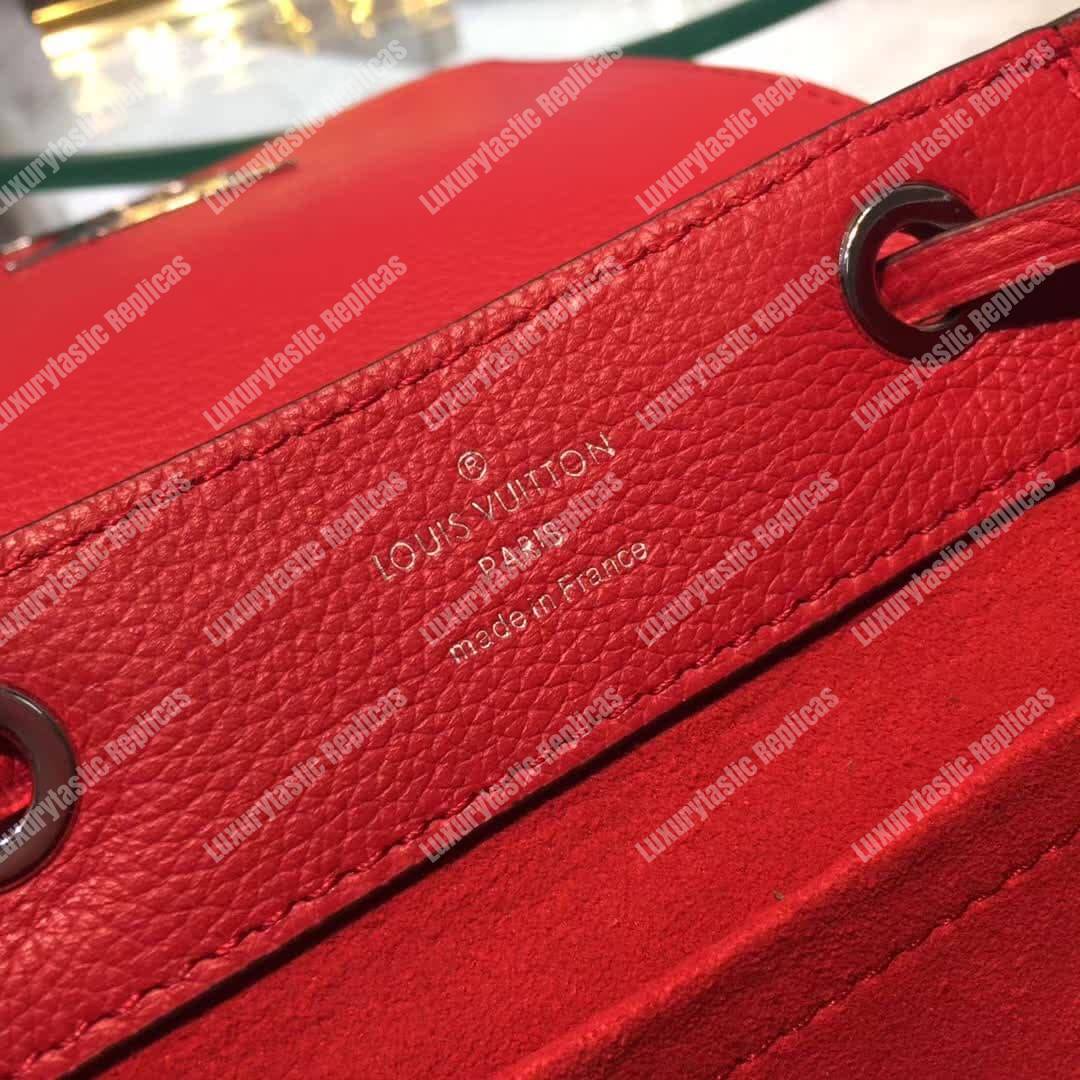 LV Lockme Backpack Mini Rubis