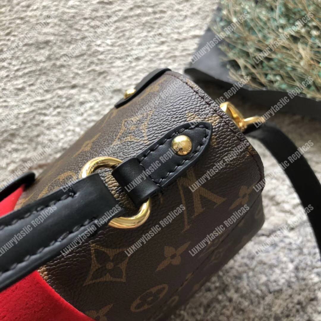 LV Georges BB Monogram Coquelicot Peche